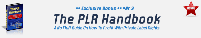 PLR Handbook Traffic Anarchy Awesome Bonus